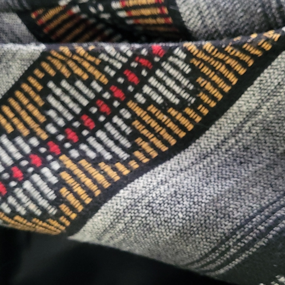 Belted Jacket With Western Pattern - image 4